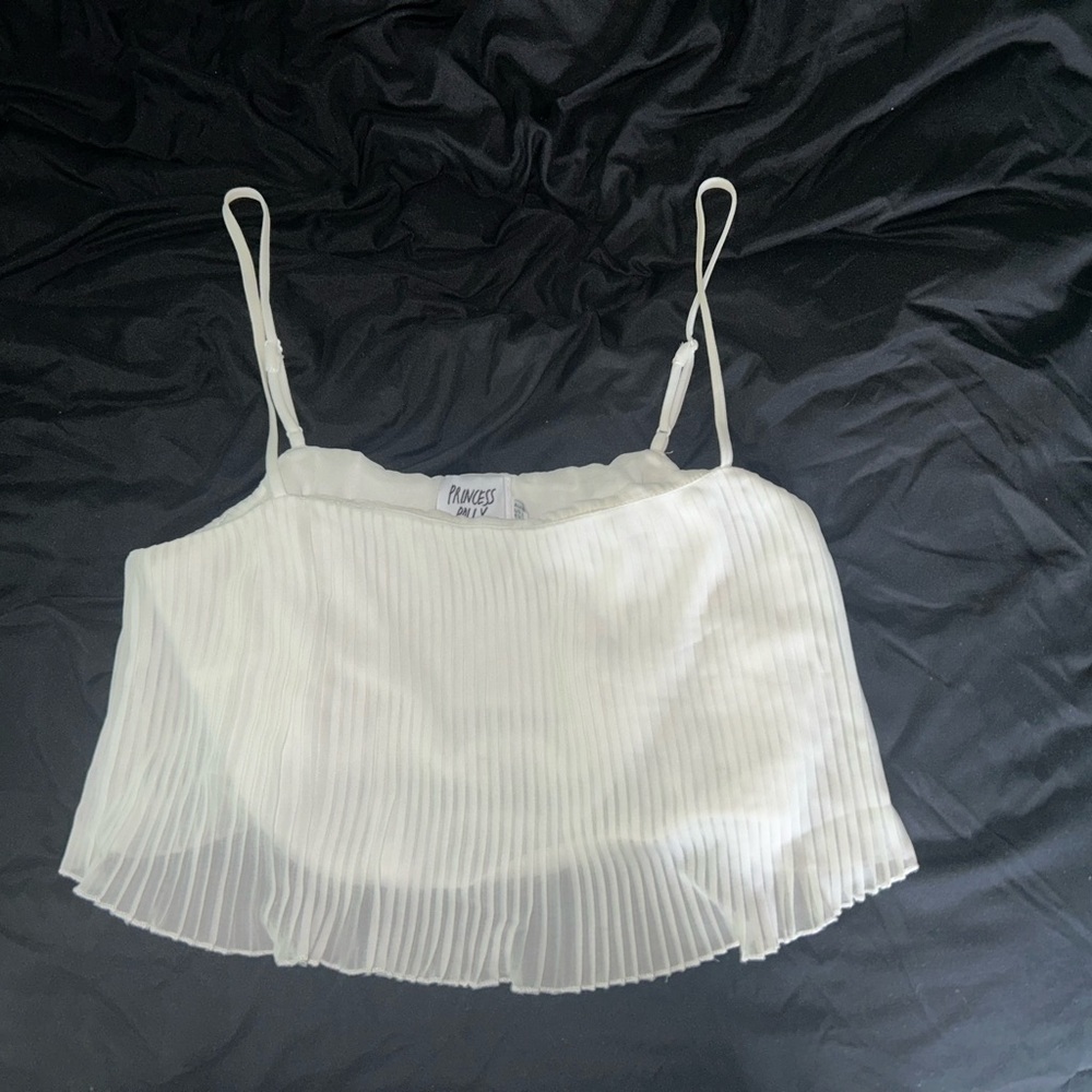 Princess Polly White crop top